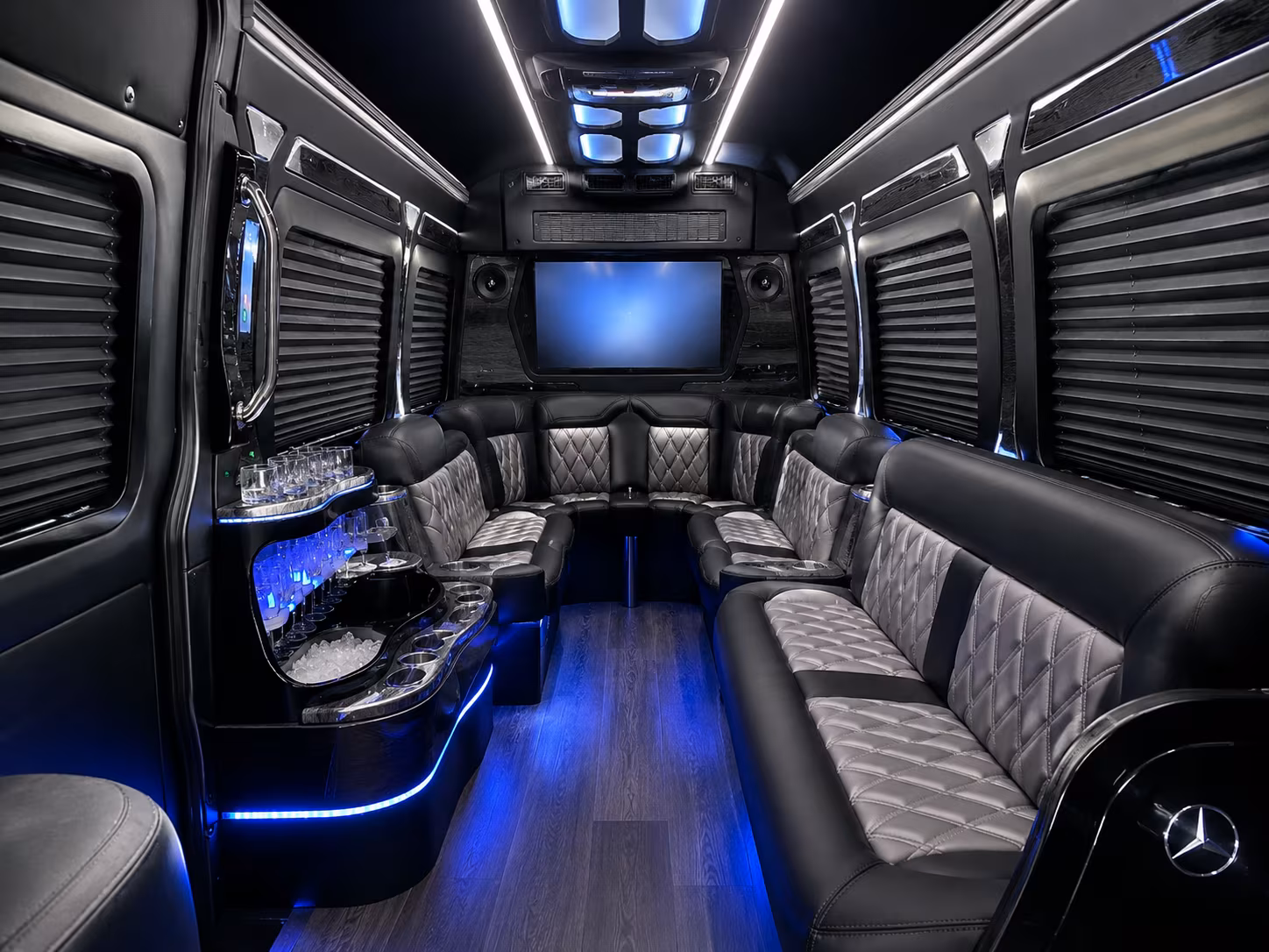 find group transportation to fla live arena and miami heat games