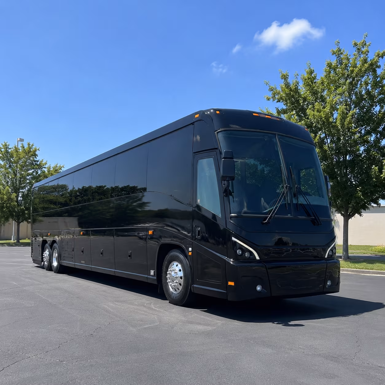 forget parking headaches downtown a corporate shuttle bus solves it all