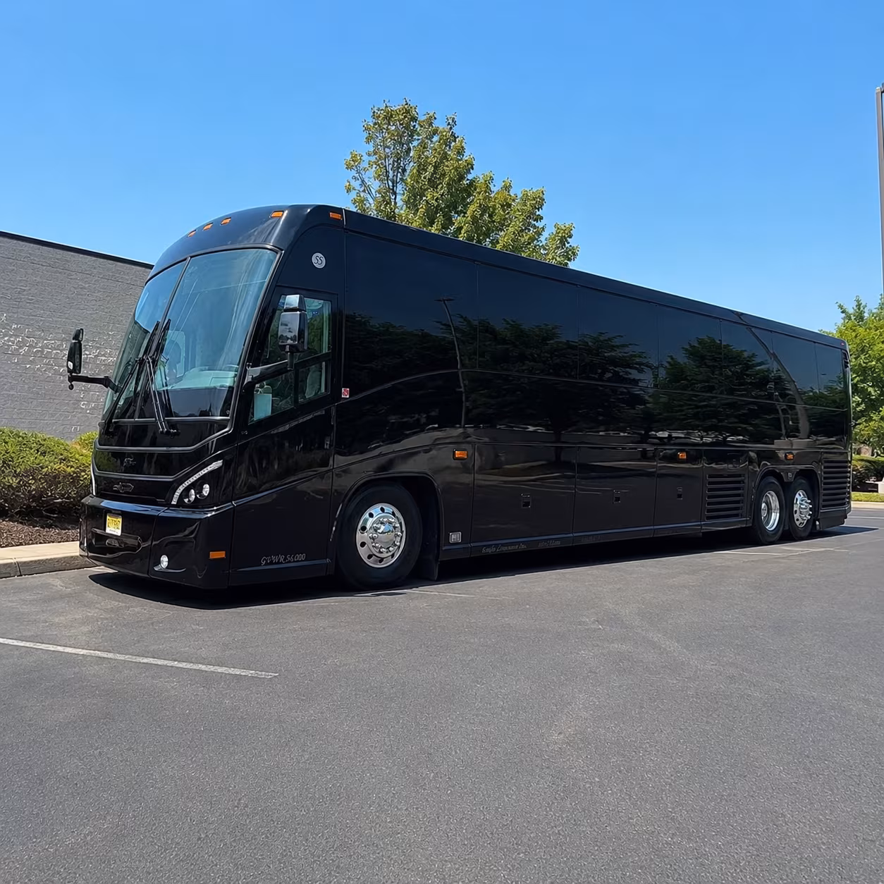 pompano beach charter bus rental exterior