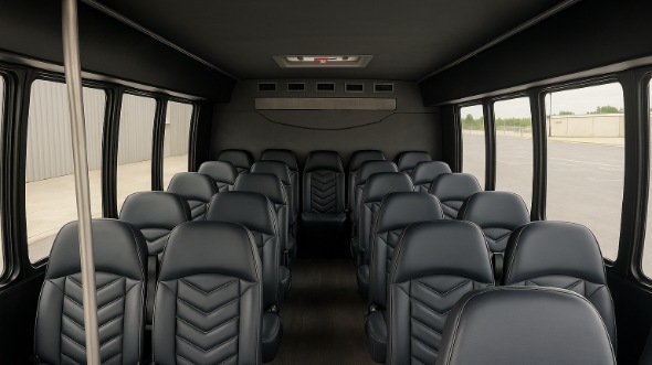 lake worth beach 15 passenger minibus inside