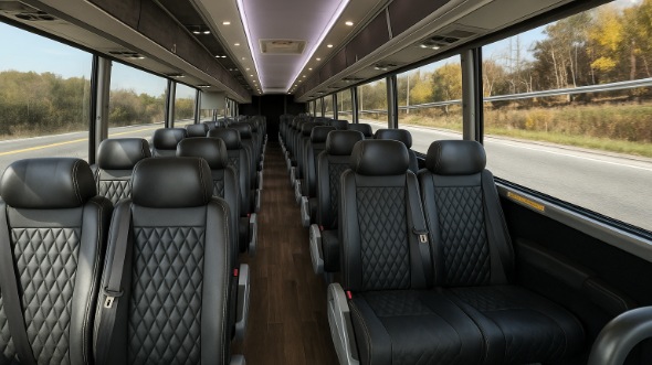 lake worth beach 20 passenger minibus inside
