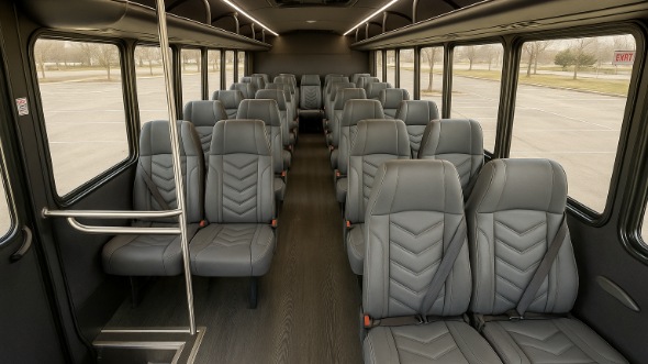 lake worth beach 30 passenger minibus inside